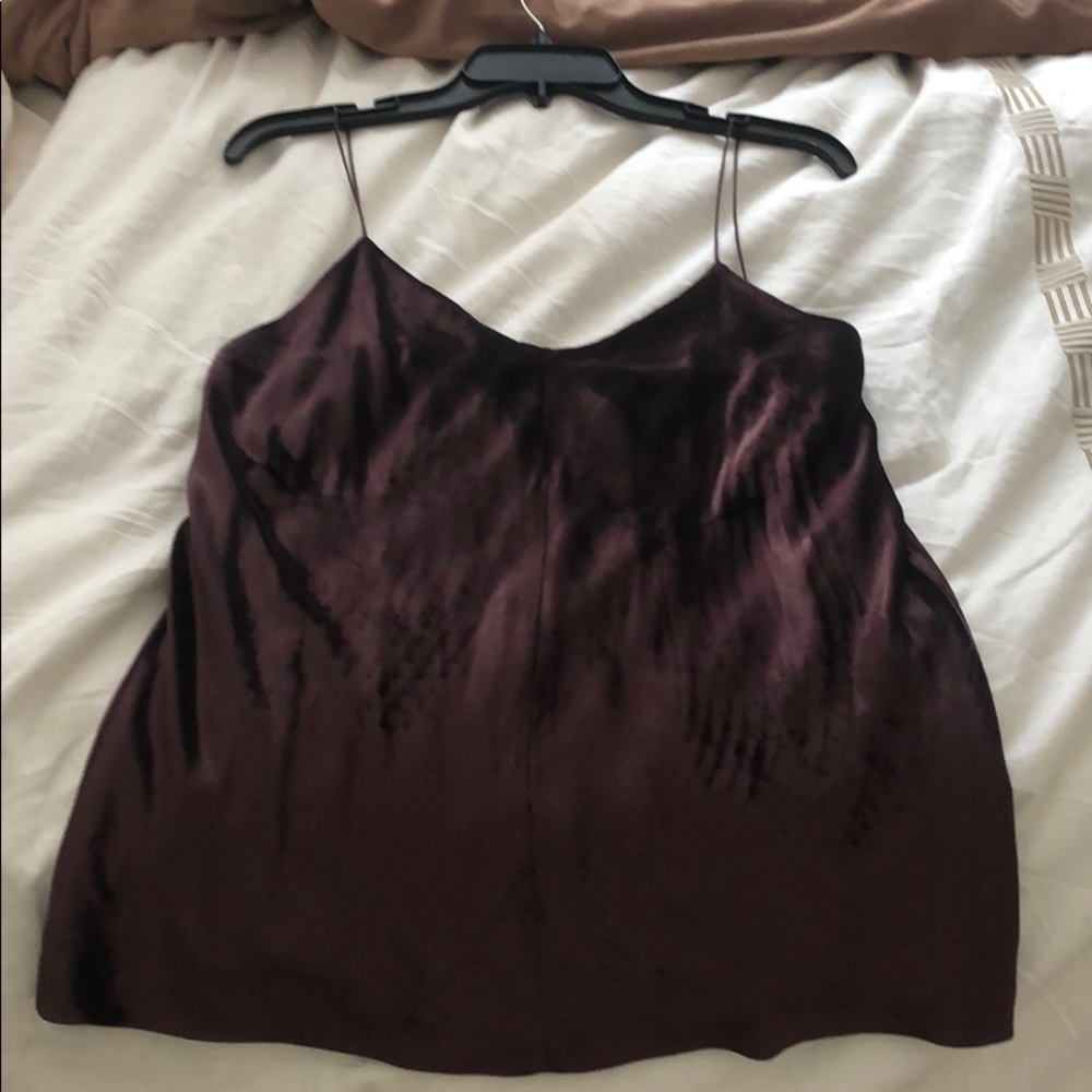 T Alexander Wang wine cami size medium velvet